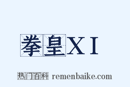 拳皇XI是什么意思的图片